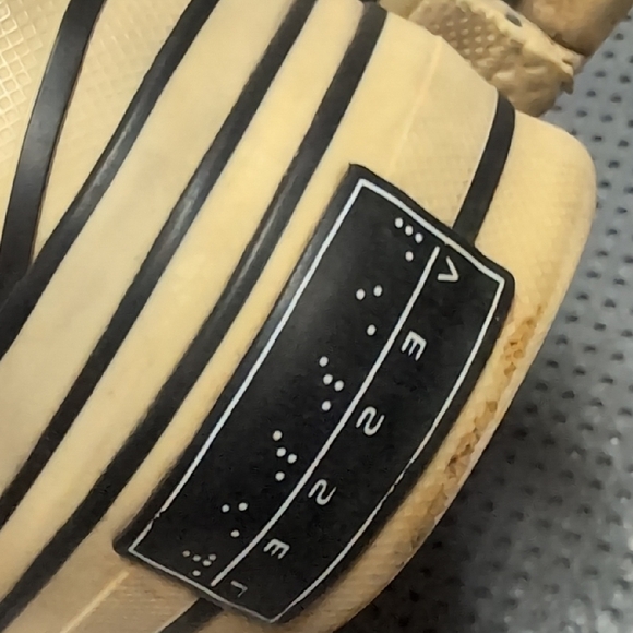 VesseL USA Black and Cream Distressed Sneakers - Picture 5 of 8